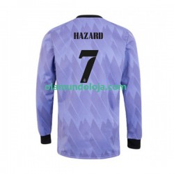 Camisola Real Madrid Eden Hazard 7 Homem Equipamento Segundo 2022-2023 Manga Comprida